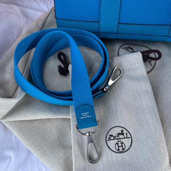 Hermes Garden File 28 Verso Bleu Zanzibar/Rubis w/box - Picture 6 of 9